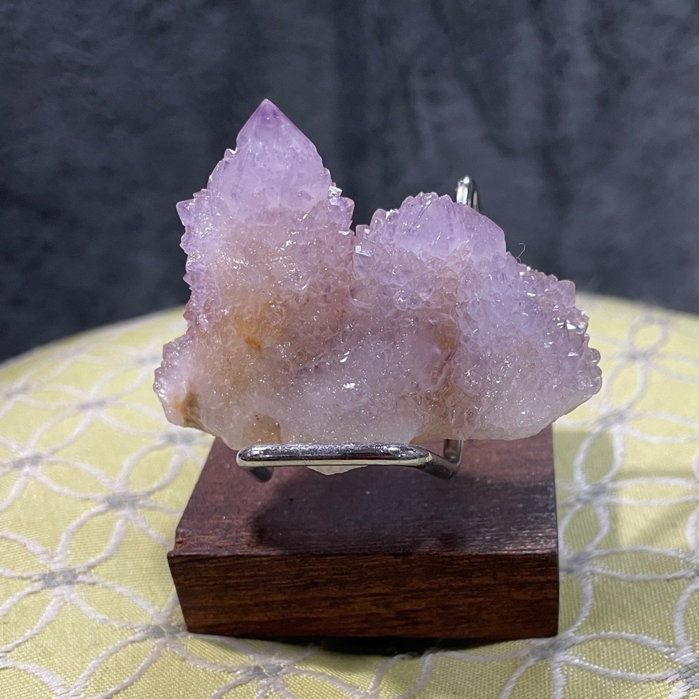 2-3 POINT SPIRIT QUARTZ- NATURAL SPARKLE & SHINE PINK, PURPLE, YELLOW